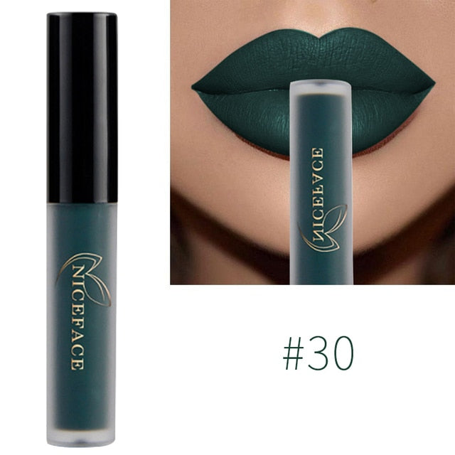 NICEFACE Gloss Waterproof Liquid Lipstick