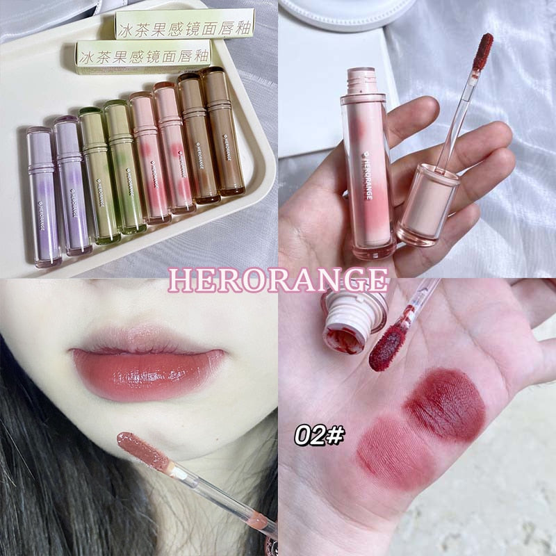 Iced Tea Mirror Lip Glaze Watery Lip