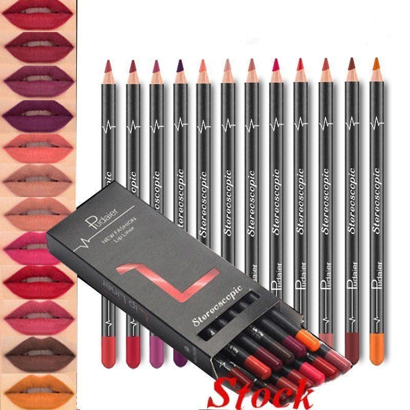 Pencil Lipstick Set Pen Matte Lip Liner