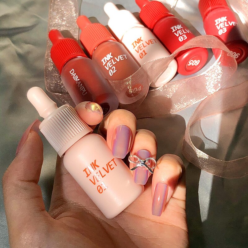 6 Colors Ink Dyeing Lip Gloss