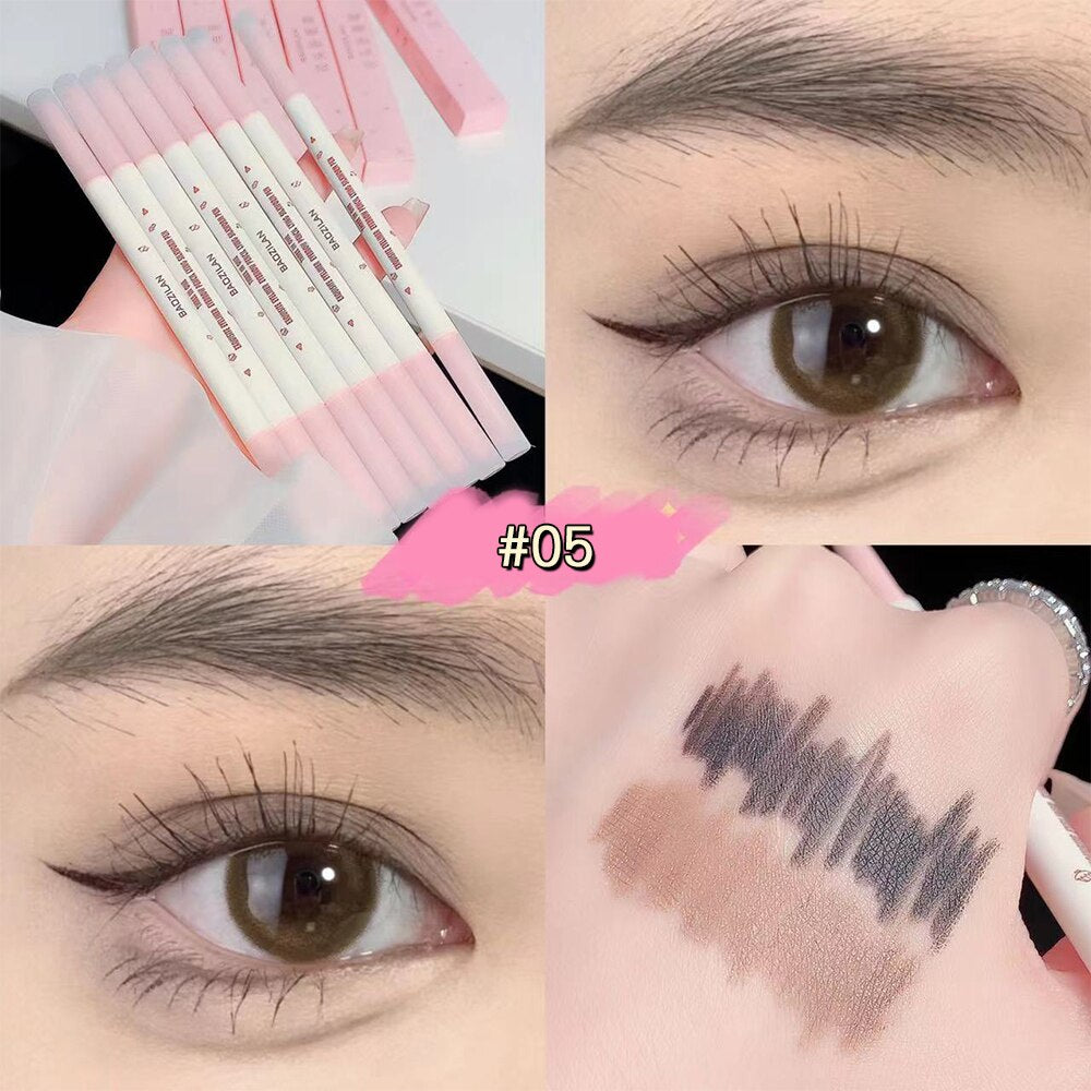 Matte Glitter Lying Silkworm Highlighter Pen