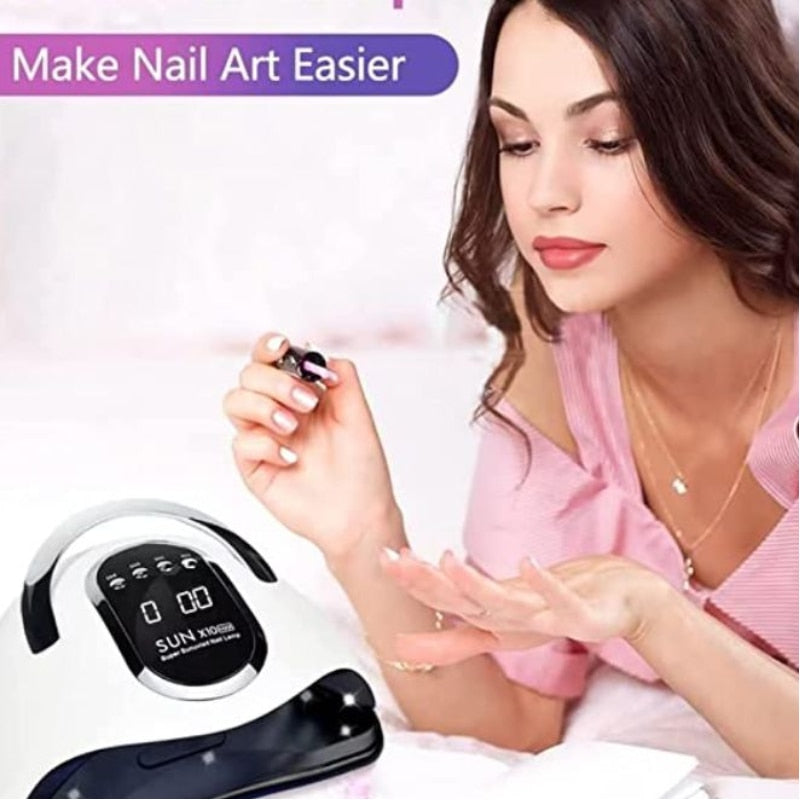 Sun X10 Max UV LED Nail Lamp Drying Gel Nails
