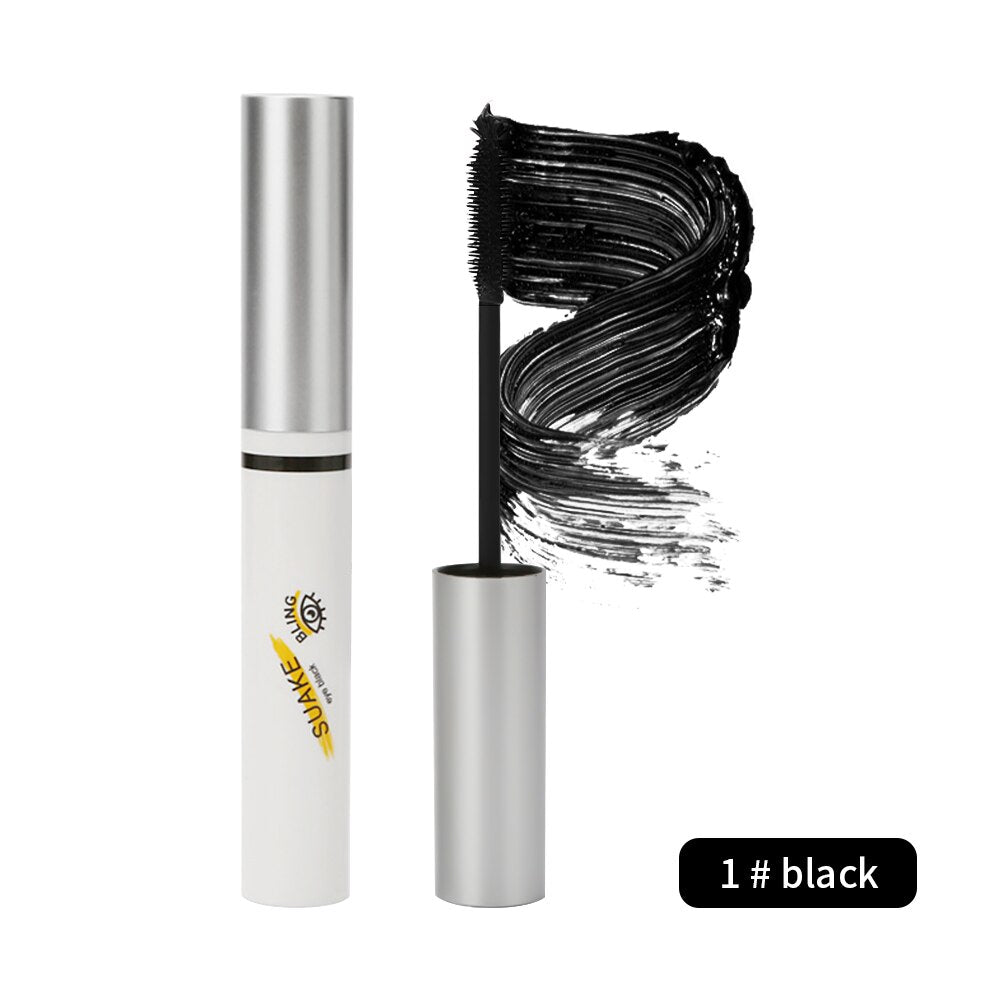 Waterproof Blue Mascara Fast Dry Eyelashes Curls Cosmetics
