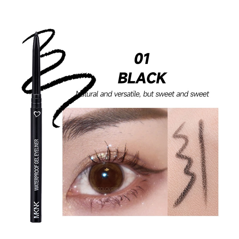 Waterproof Eyeliner Gel Pencil Red Brown
