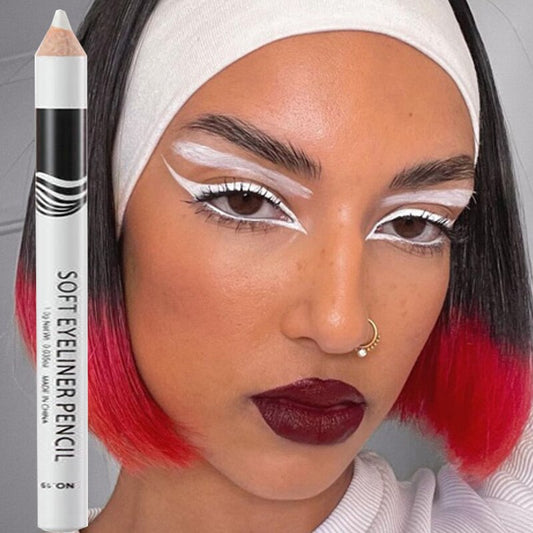 1PC Waterproof White Liquid Eyeliner Pen