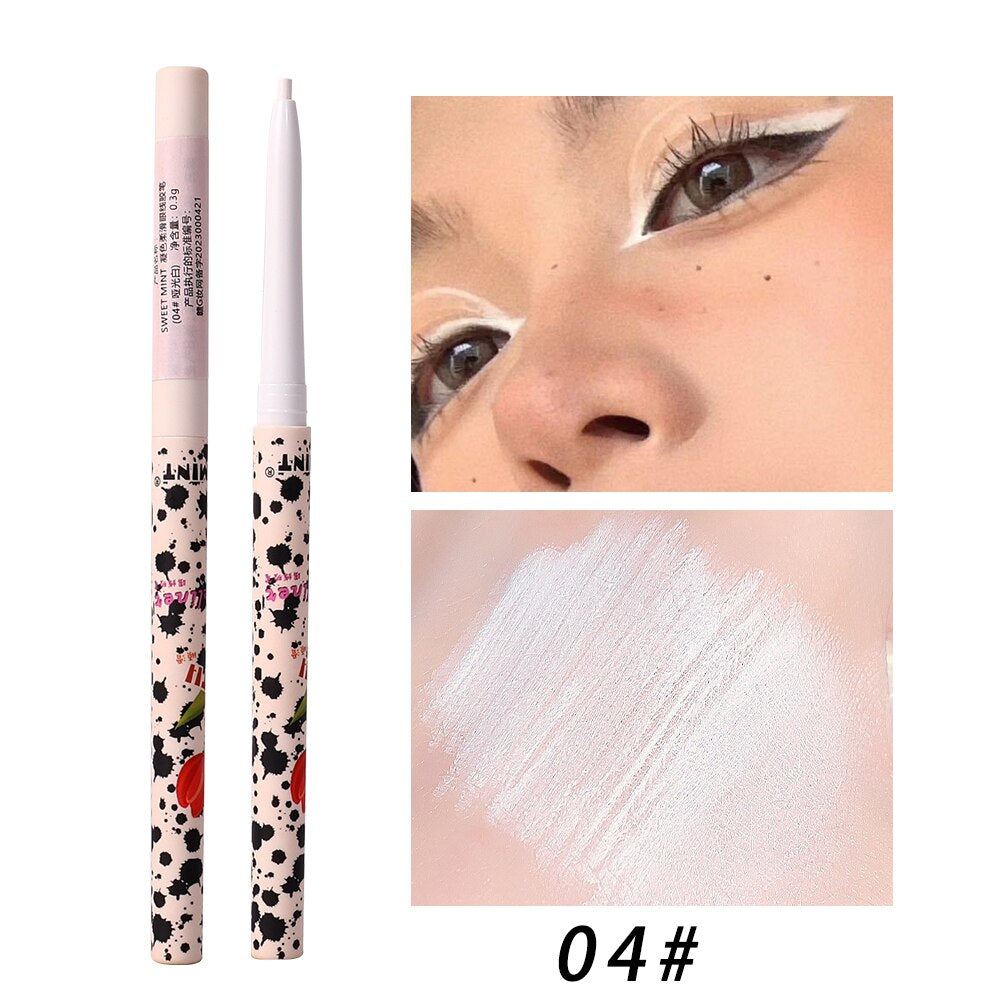 Pearlescent White Eyeliner Gel Pencil