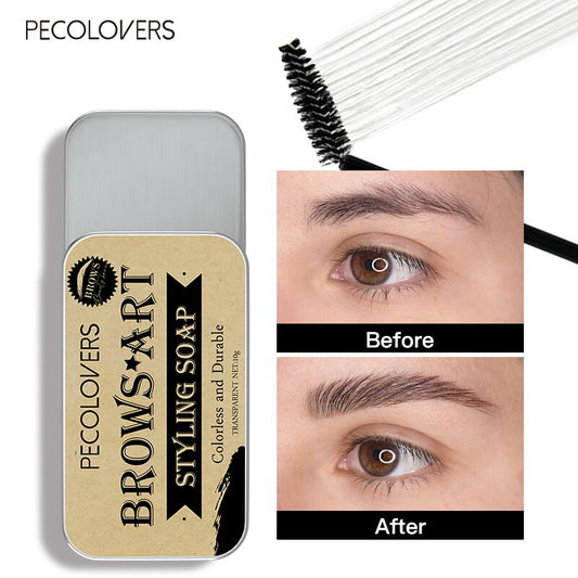 PECOLOVERS Gel Wax Brow Soap Tint Eyebrow Enhancer