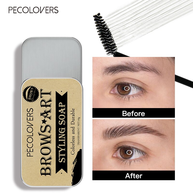 PECOLOVERS Gel Wax Brow Soap Tint Eyebrow Enhancer