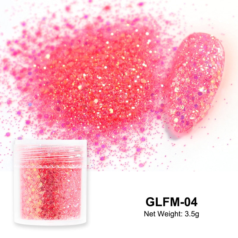 3.5g Iridescent Sugar Nail Glitter