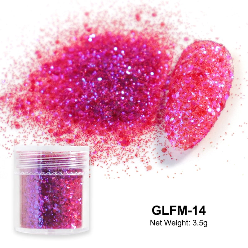 3.5g Iridescent Sugar Nail Glitter