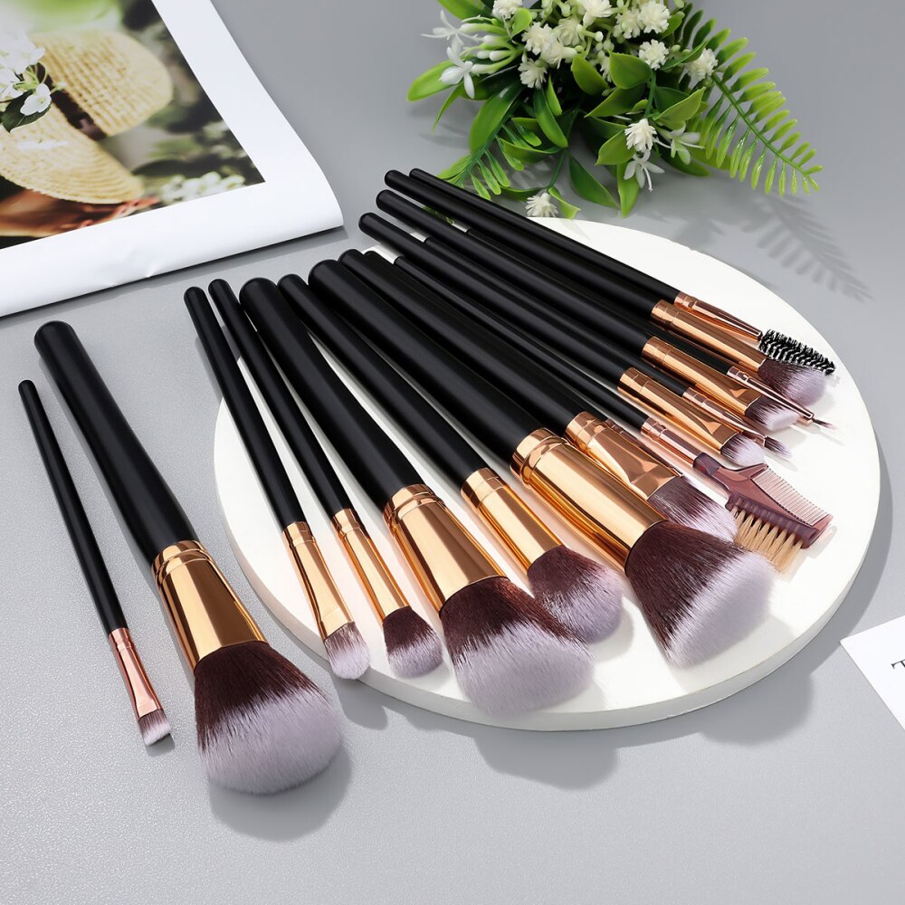 16pcs Makeup Brushes Set Soft Fluffy