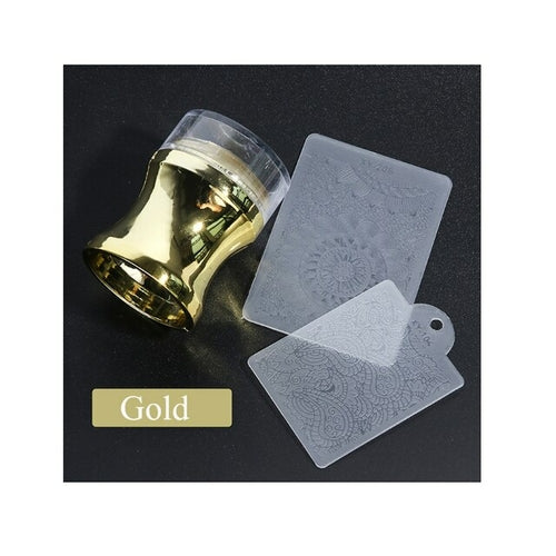 Transparent Nail Stamp With Scraper