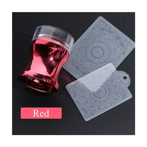 Transparent Nail Stamp With Scraper