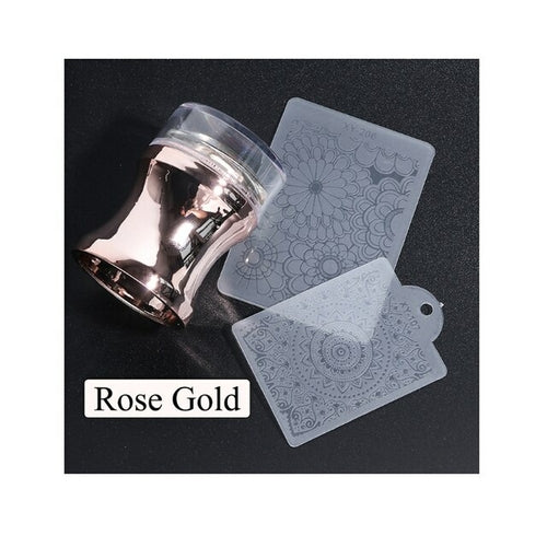 Transparent Nail Stamp With Scraper
