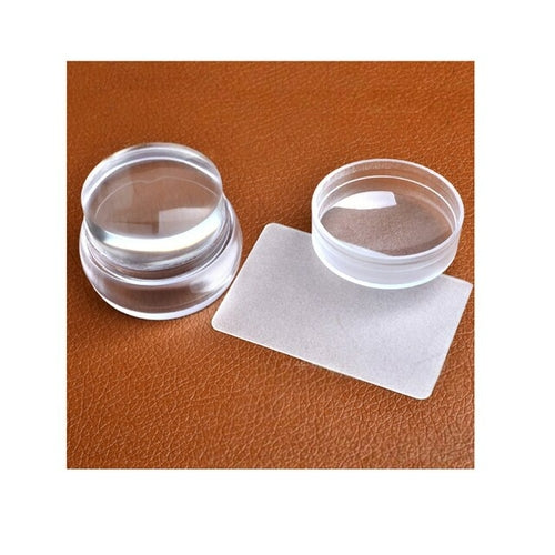 Transparent Nail Stamp With Scraper