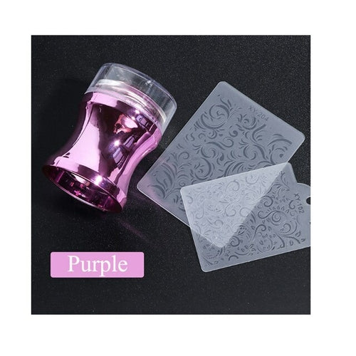 Transparent Nail Stamp With Scraper