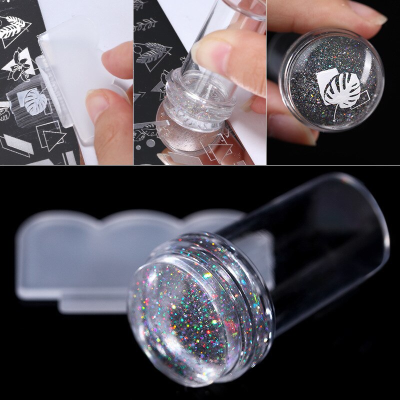Transparent Nail Stamp With Scraper