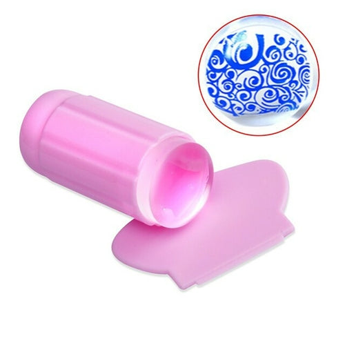 Transparent Nail Stamp With Scraper
