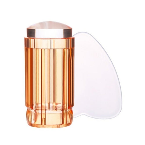 Transparent Nail Stamp With Scraper