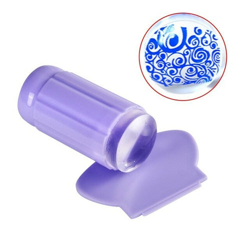 Transparent Nail Stamp With Scraper