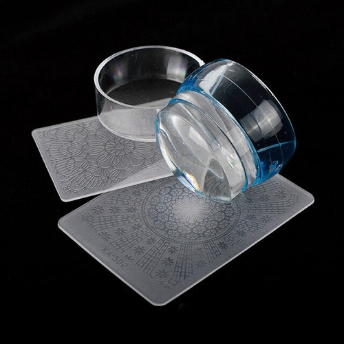 Transparent Nail Stamp With Scraper