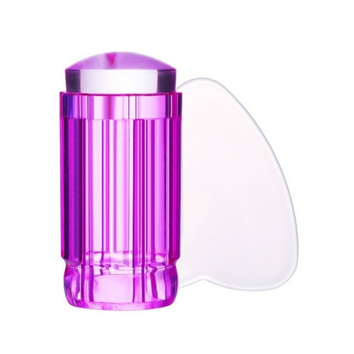 Transparent Nail Stamp With Scraper