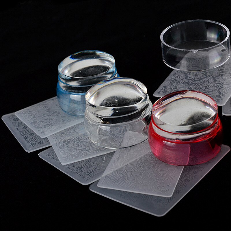 Transparent Nail Stamp With Scraper
