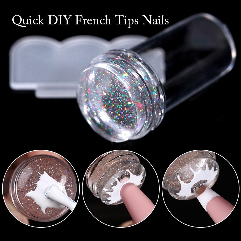 Transparent Nail Stamp With Scraper