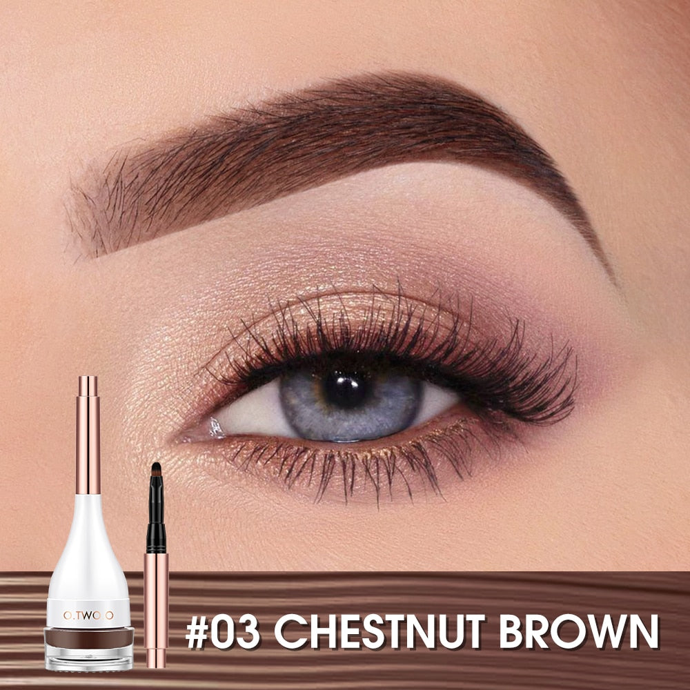 O.TWO.O Eyebrow Pomade Mascara Gel with Brush