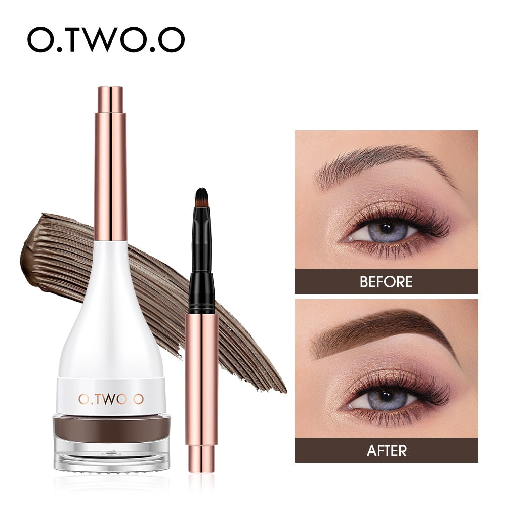O.TWO.O Eyebrow Pomade Mascara Gel with Brush