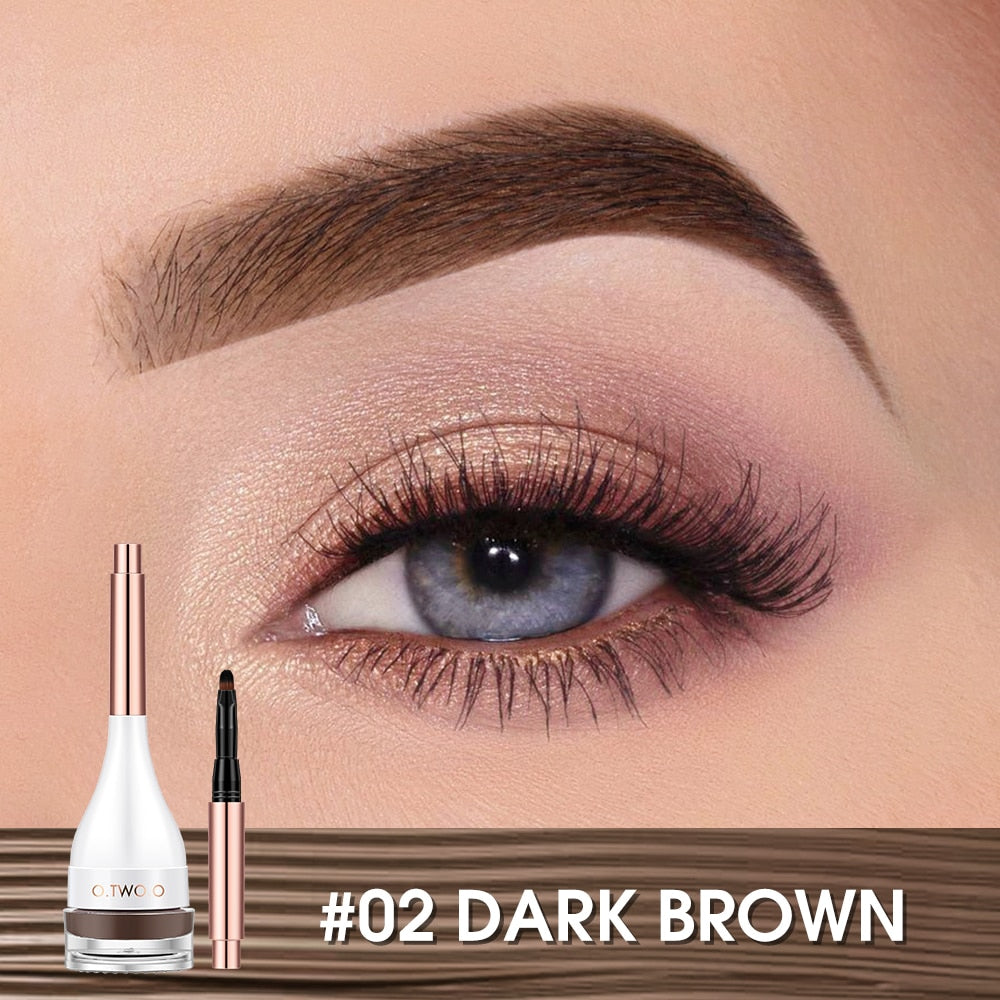 O.TWO.O Eyebrow Pomade Mascara Gel with Brush