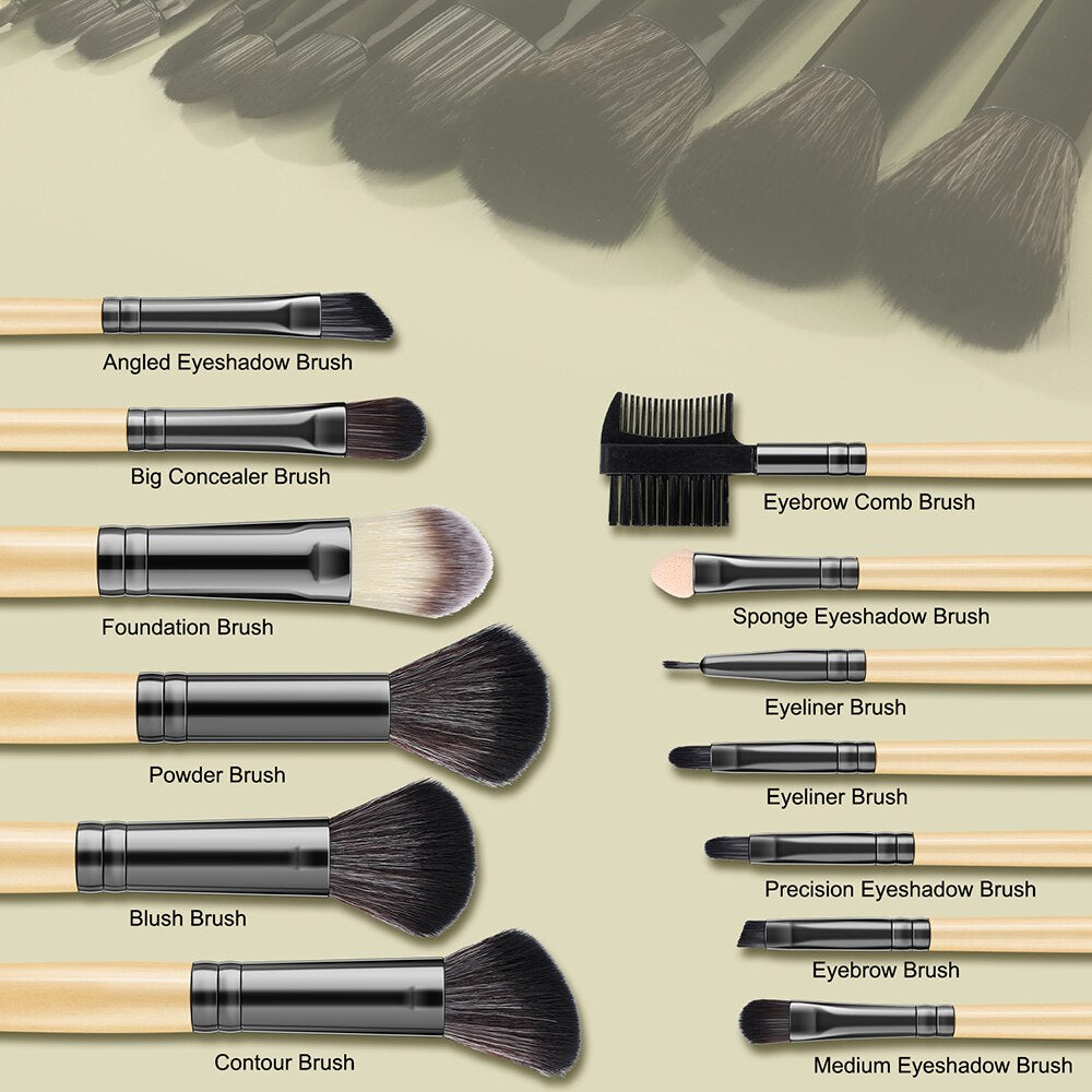 13pcs Makeup Cosmetics Concealer Brush