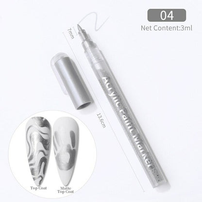 1 Pc Waterproof Nail Polish
