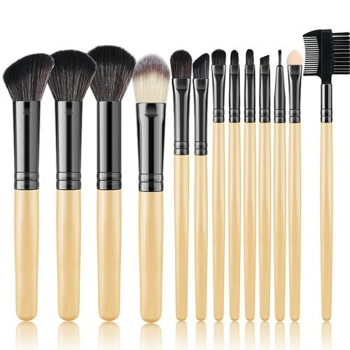 13Pcs Makeup Brushes Purple Set