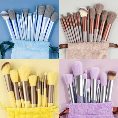 13Pcs Soft Fluffy Makeup Brushes
