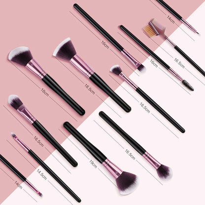 16pcs Soft Makeup Brushes Set