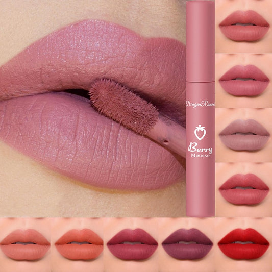 1PC Makeup Matte Nude Liquid Lipstick