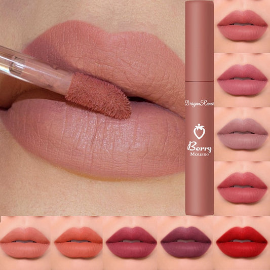 1PC Makeup Matte Nude Liquid Lipstick