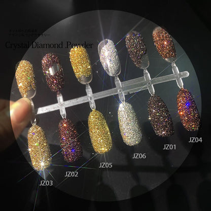 1pcs Kawaii Shiny Black Acrylic Powder