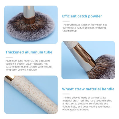3 Pcs Degradable Make Up Brushes