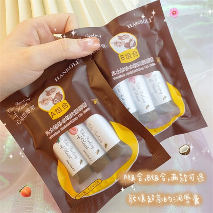 3pc Set Fruity Lip Balm Moisturizing