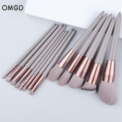 8-13pcs Soft Fluffy Makeup Brushes Set