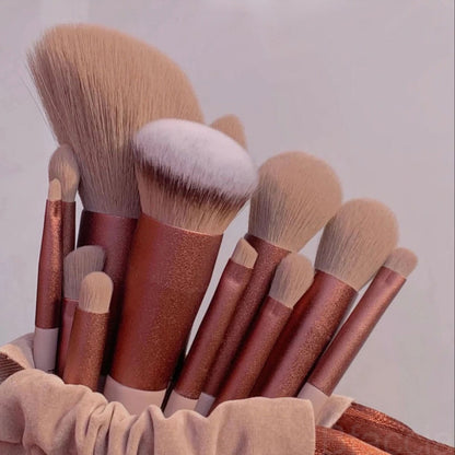 8/13pcs Soft Fluffy Makeup Brushes Set