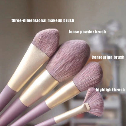 8/13pcs Soft Fluffy Makeup Brushes Set