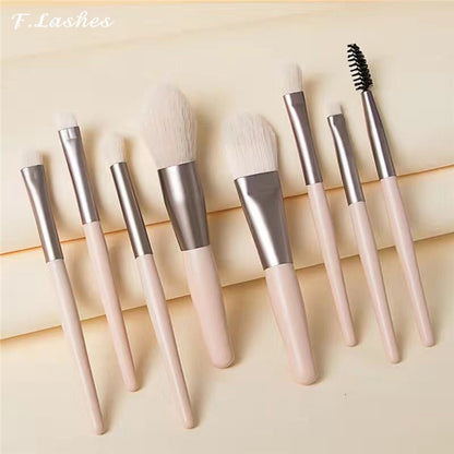 8Pcs Mini Women Makeup Brushes Set