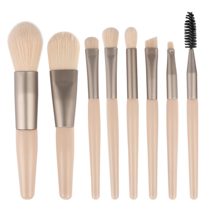 8Pcs Mini Women Makeup Brushes Set