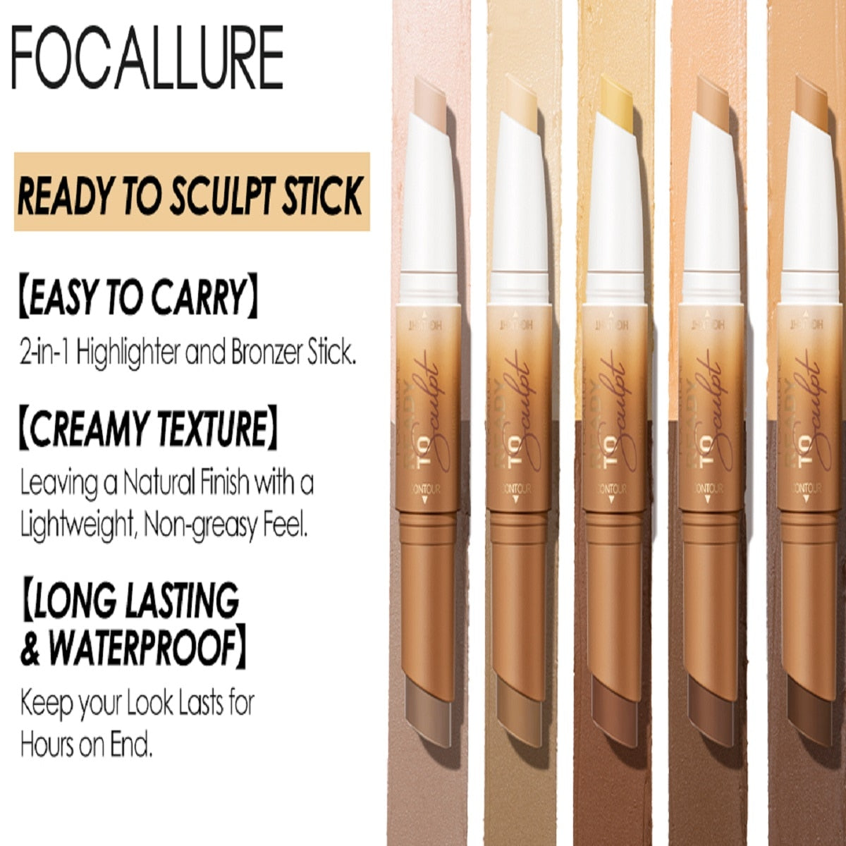Focallure 2 In 1 Matte Bronzer Highlighter