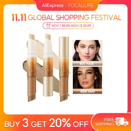 Focallure 2 In 1 Matte Bronzer Highlighter