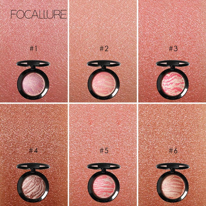 FOCALLURE 6 Colors Face Blush Makeup