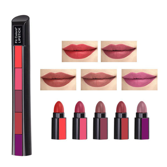 Fit Colors Matte 5-color Lipstick Set